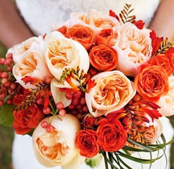 Classic And Simple Fall DIY Wedding Flowers Package
