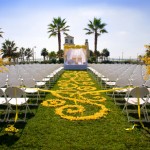 Decoration with Yellow Rose Petals