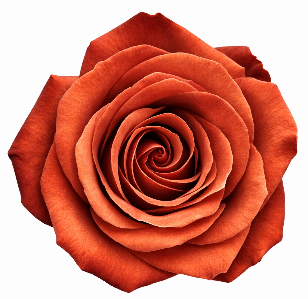 Terracotta extra long stem roses with warm earthy petals perfect for wedding bouquets and floral arrangements.
