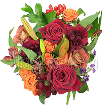 Burgundy centerpiece with seasonal charm, perfect for weddings, winter events, and elegant floral installations.
