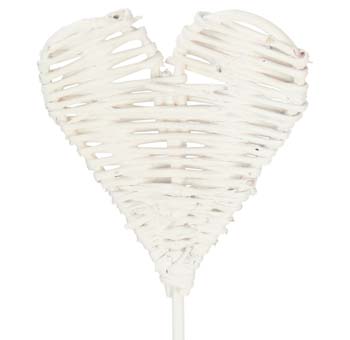 White Christmas Lata heart for elegant winter weddings, romantic gifts, and seasonal décor.