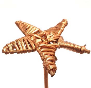 Copper Lata star for warm wedding styling, rustic holiday events, and premium décor.