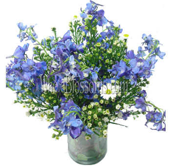 Blue Centerpieces