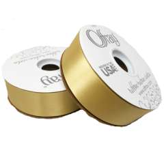 Double Faced Satin Ribbon Gold - 1.5 inch
