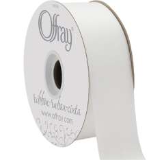 Double Faced Satin Ribbon White - 1.5 inch