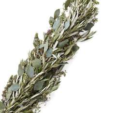 Olive Silver Seeded Garland - 7 inches Wide (Medium)