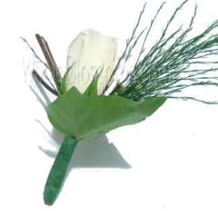 White Rose Boutonnieres