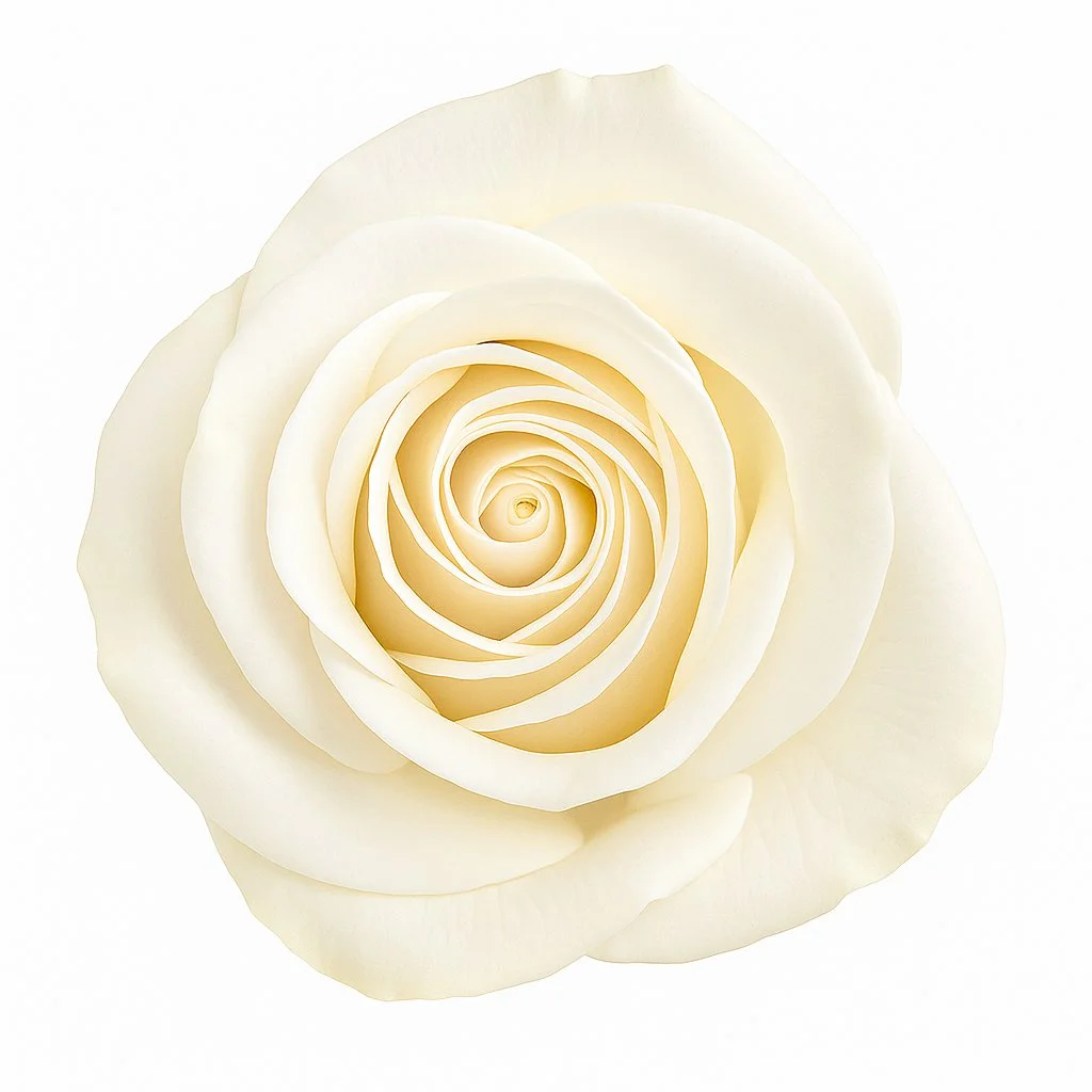 Anastasia Ivory White Rose