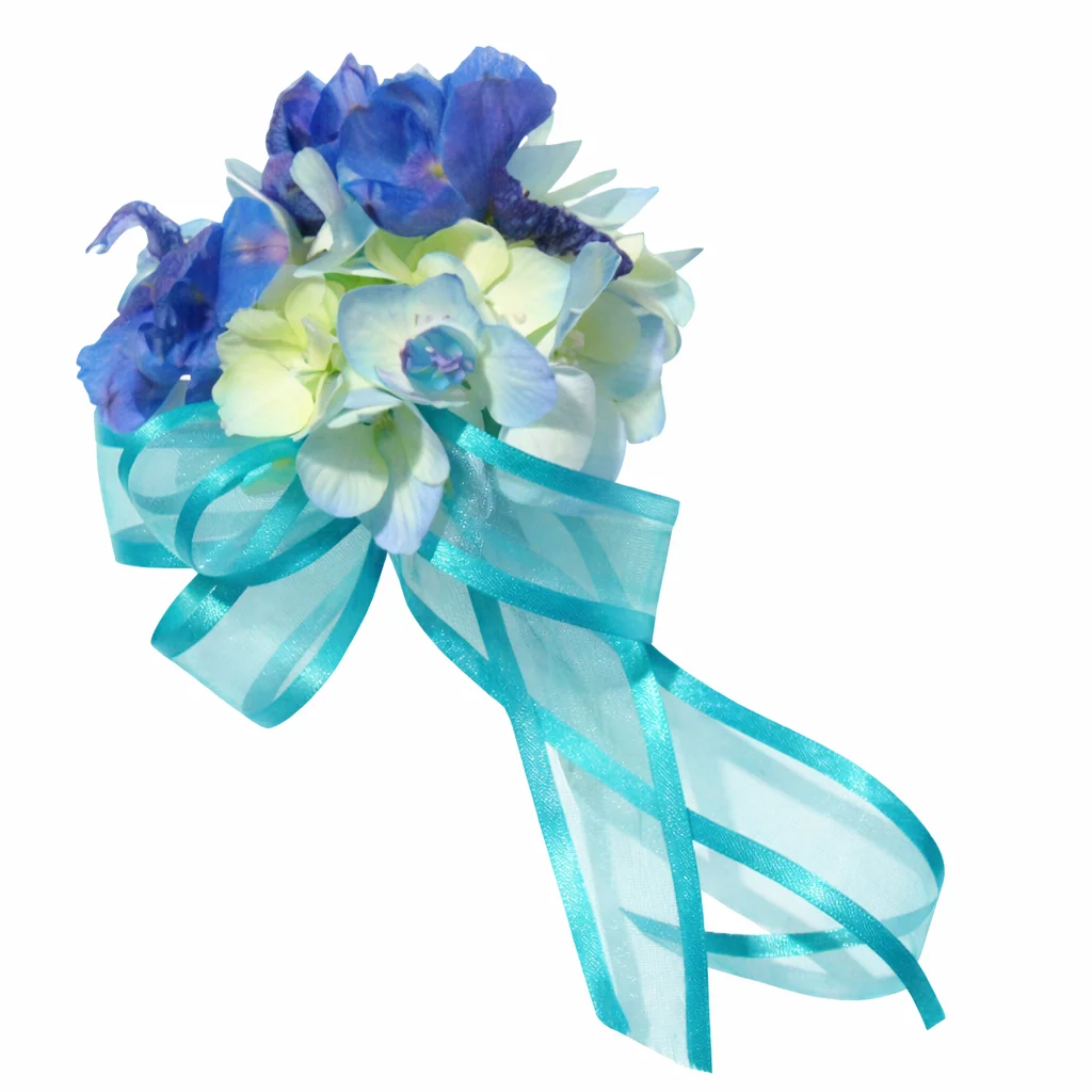 Blue Hydrangea Corsage With Pin Blue Hydrangea Corsage With Pin