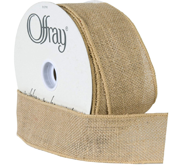 Natural burlap ribbon brings rustic charm to weddings, farm-style events, and nature-inspired floral décor.