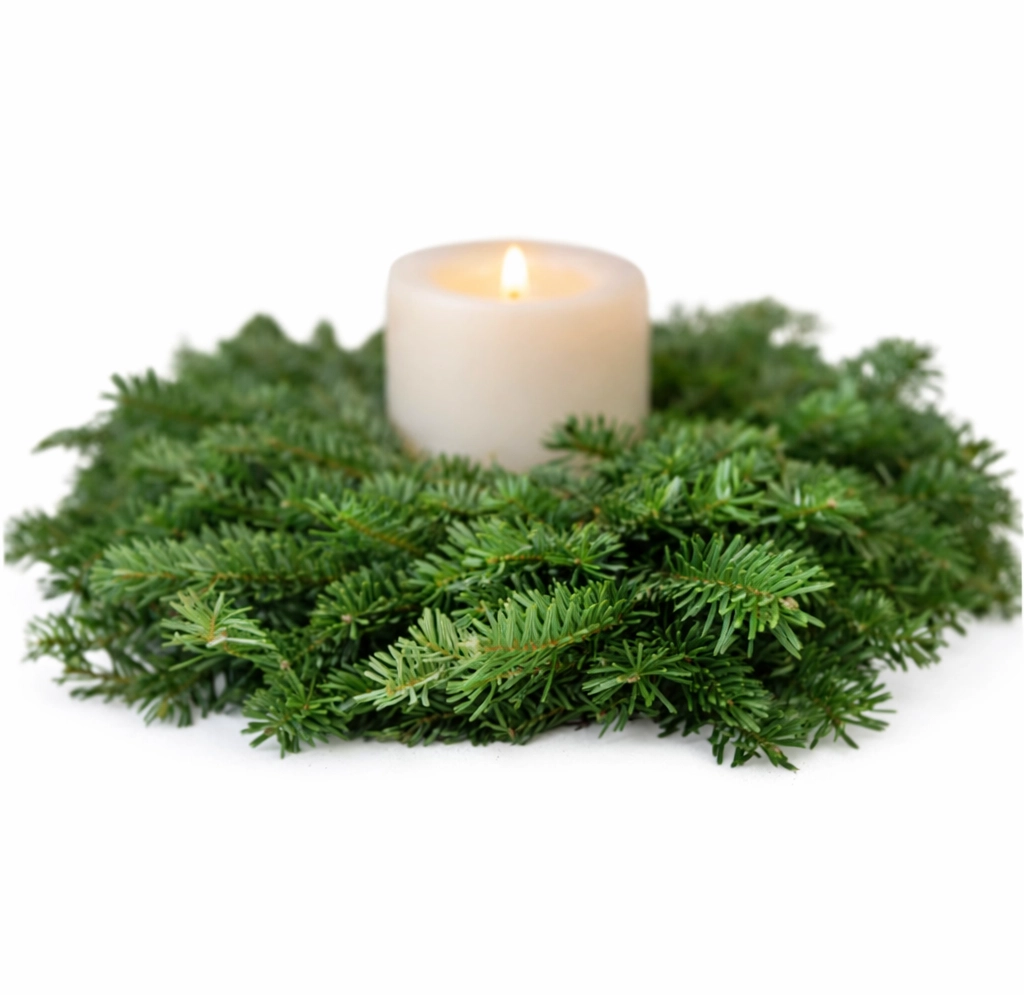 Fraser Fir Candle Rings