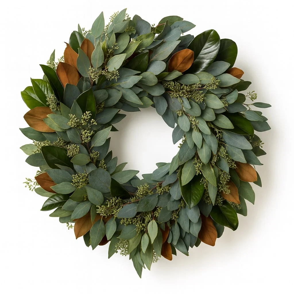 Magnolia Seeded Bay Wreath