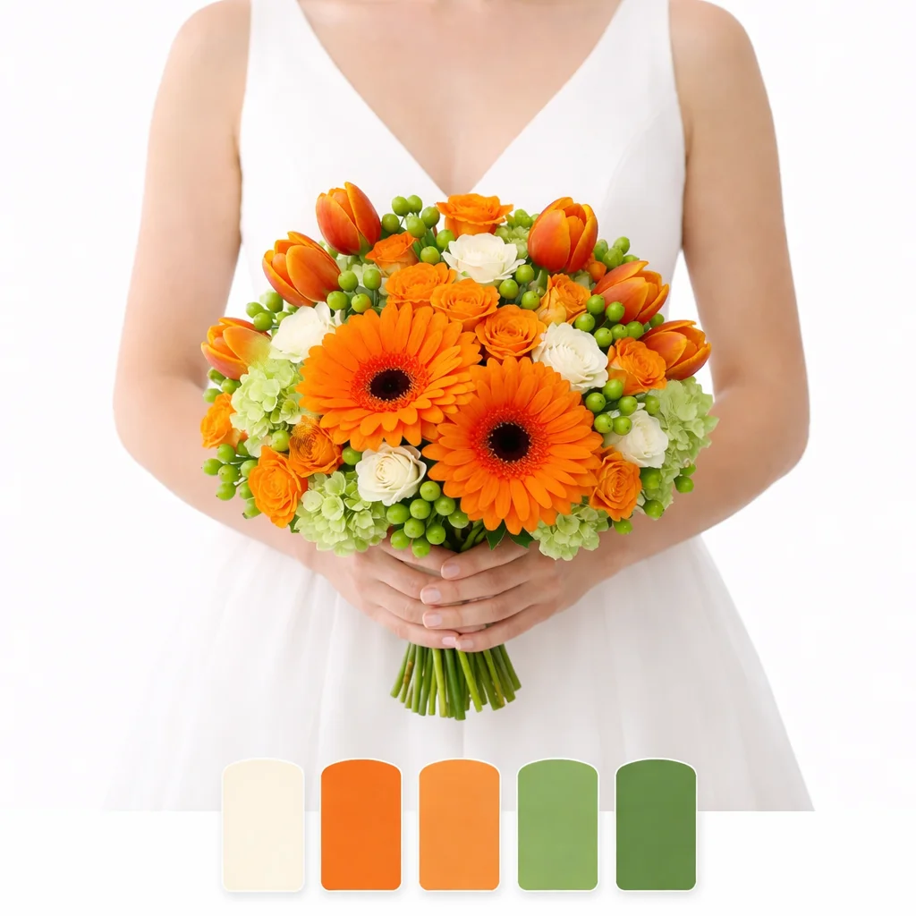Orange Wedding Flower Fantasy Orange Wedding Flower Fantasy