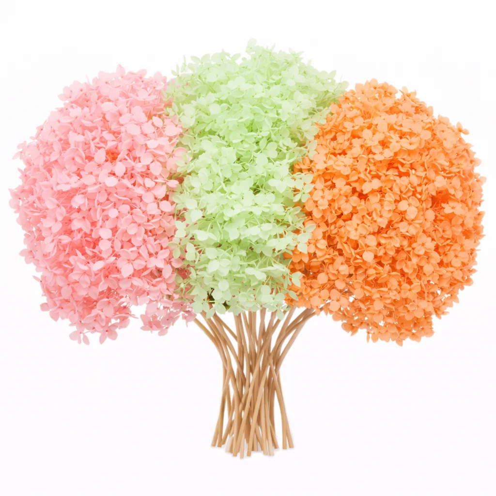 Preserved hydrangeas wholesale flowers for events, long lasting bulk hydrangea blooms for décor and floral arrangements.