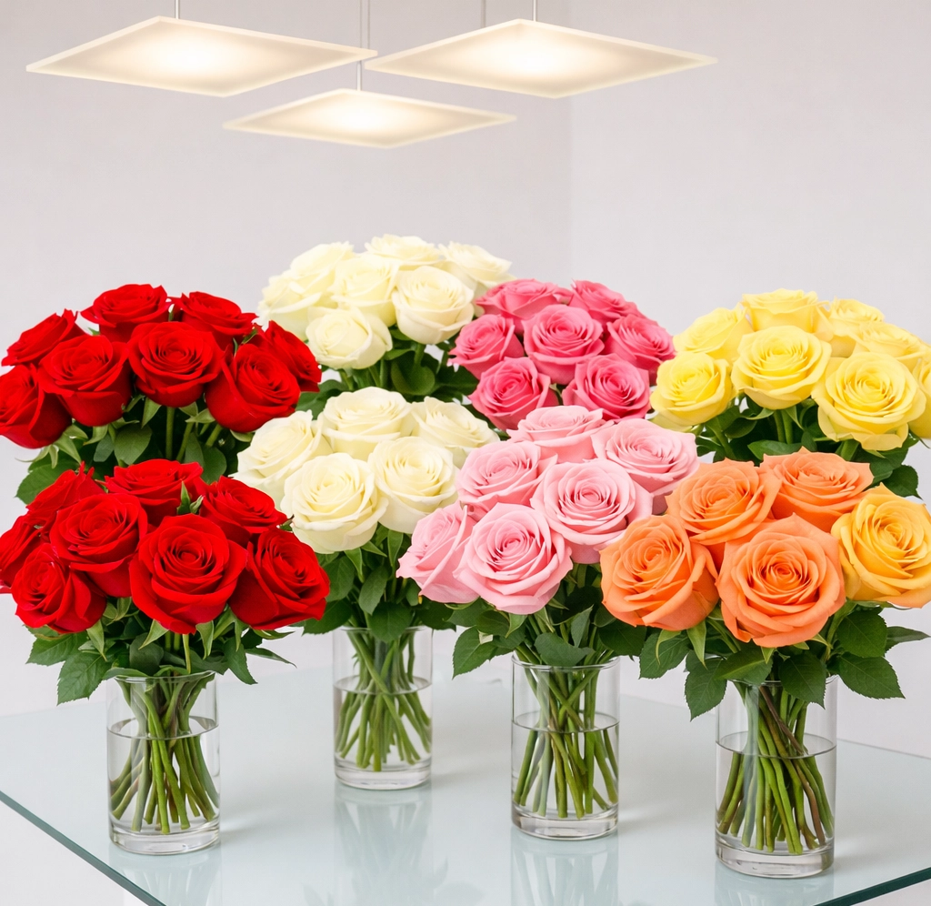 Vibrant rose collections, exuding romance and elegance—perfect for weddings, anniversaries, and heartfelt gifts.