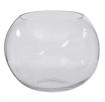 14" Glass Bubble Bowl