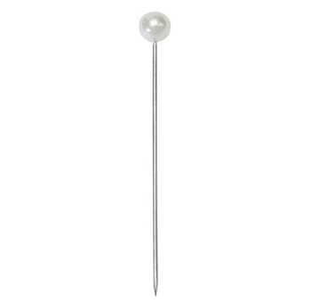 Boutonniere Pins Pearl White - 1.5 Inch