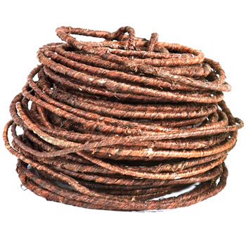 Floral Wire - Rustic Brown