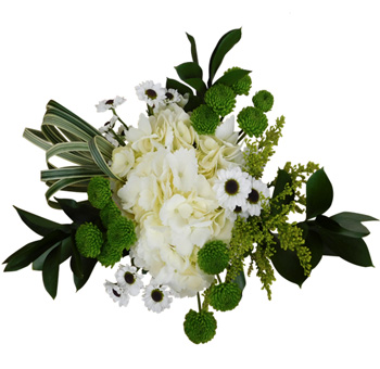 White Hydrangea Wedding Centerpieces