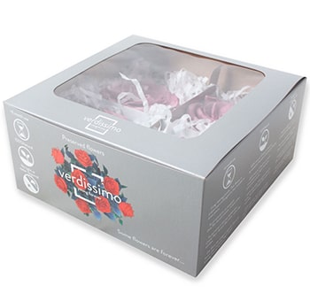 Gardenia Pink Cherry Blossom Preserved Flowers Gift Box
