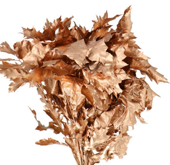 Copper Oak Leaves