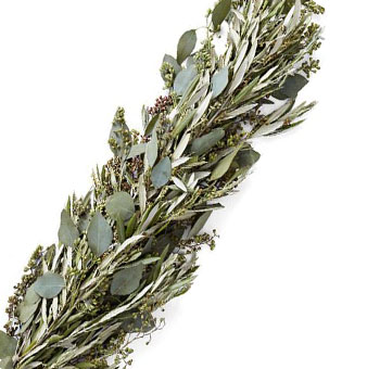 Olive Silver Seeded Garland - 5 inches Wide (Regular)