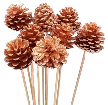 Copper Pine Cones
