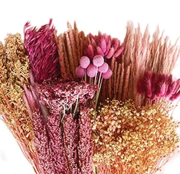 Hand-picked dried botanicals in soothing shades of pink, elegantly encased in the Dry Pink Mix Designer Box.