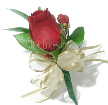 Red Boutonniere