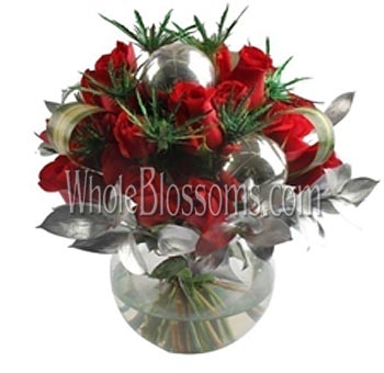 Modern Red Wholesale Rose Flower Arrangements