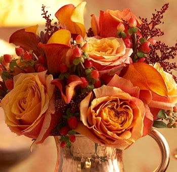 Romantic Fall DIY Wedding Flowers Package