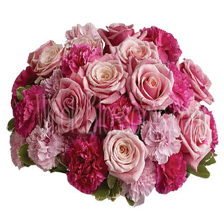 Pink Affair Wedding Flowers Package