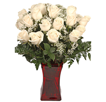 Off White Rose Valentine's Day Flowers