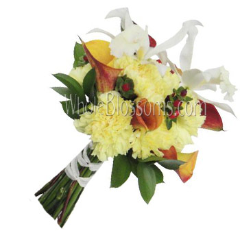 Yellow Bridal Flower Package