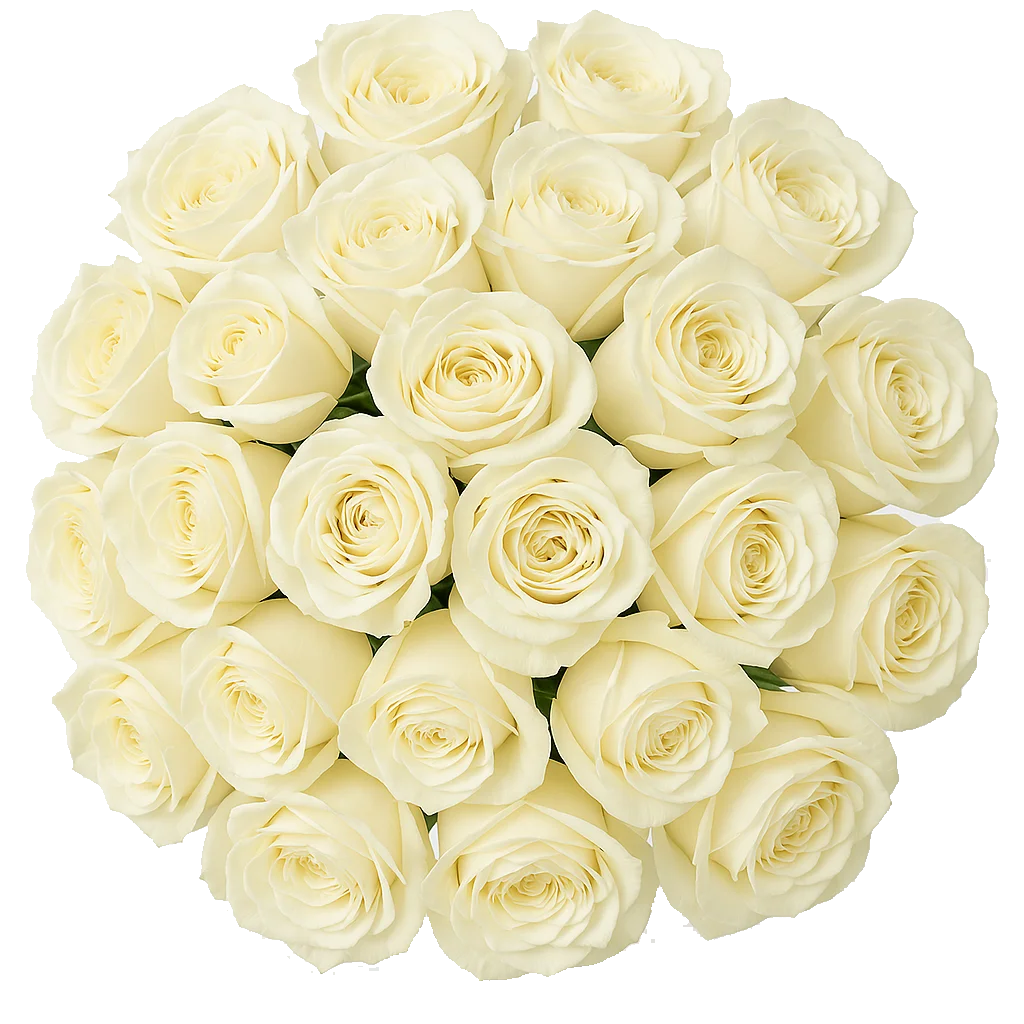 White wedding flowers in bulk with roses and hydrangea for elegant bouquets, centerpieces and floral arrangements.