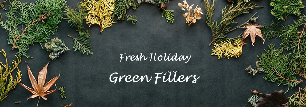 Fresh holiday greenery with vibrant ornaments and ribbons, adding festive charm to any home.