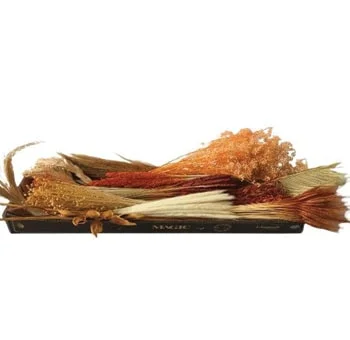 An enchanting collection of fall-themed decor items in warm, earthy hues, housed in a stylish box.