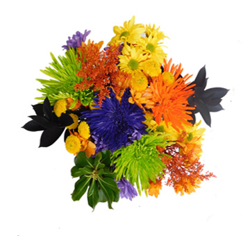 Halloween orange centerpieces with festive hues, ideal for autumn weddings, events, and bold décor.