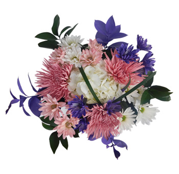 Pastel purple Tenderness centerpieces, ideal for autumn weddings, Mother’s Day celebrations, and event décor.