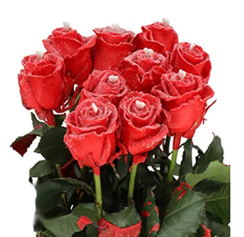Vibrant tie-dyed roses, perfect for Valentine's Day gifts, bring unique, colorful charm.