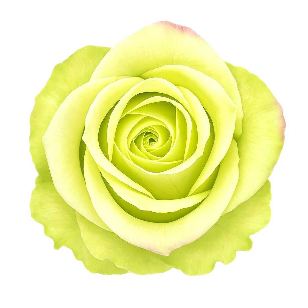 Fresh-cut Jade Green Roses with unique soft green hue, shipped in bulk for weddings, premium centerpieces, and stylish floral arrangements.