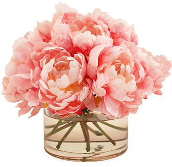 Coral Peony Arrangement bursting with lush, vibrant blooms - ideal for weddings, events, or as a premium gift with warm, romantic tones.