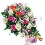 Cascade Rose Bridal Bouquet Cascade Rose Bridal Bouquet