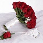 Red Rose Wedding Centerpiece Red Rose Wedding Centerpiece