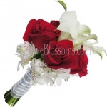Red Rose with Calla Lily Bouquets