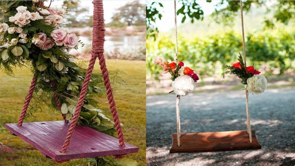 Think about the idea of having a swing