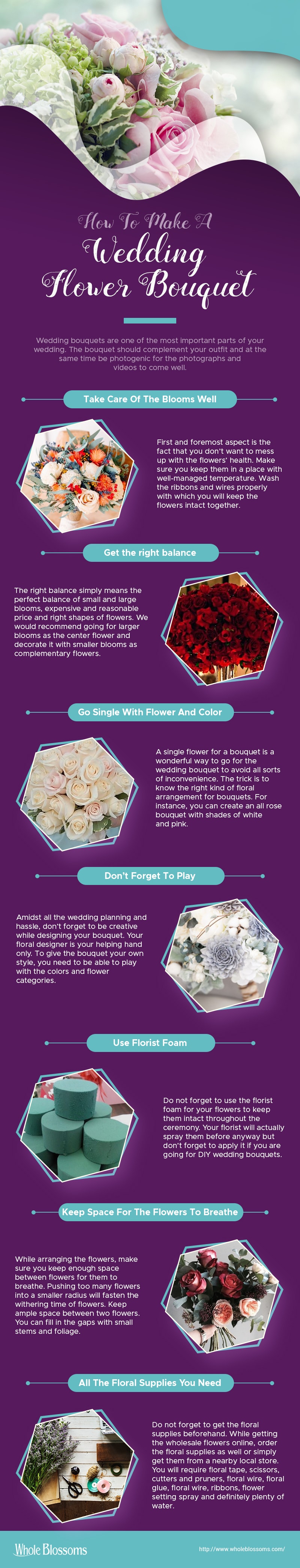 How to make a Wedding Flower Bouquet
