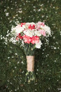 carnation wedding arrangements