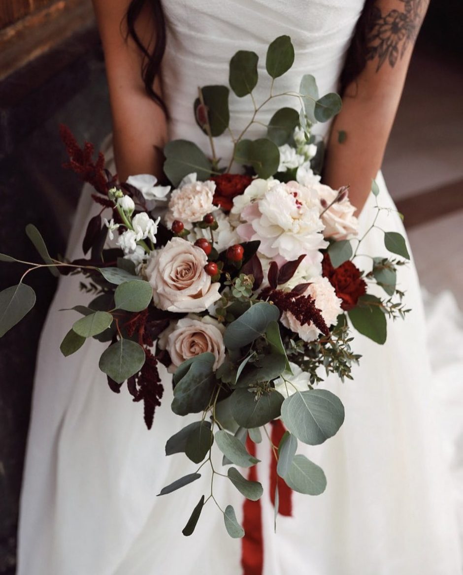 Burgundy Wedding Flowers