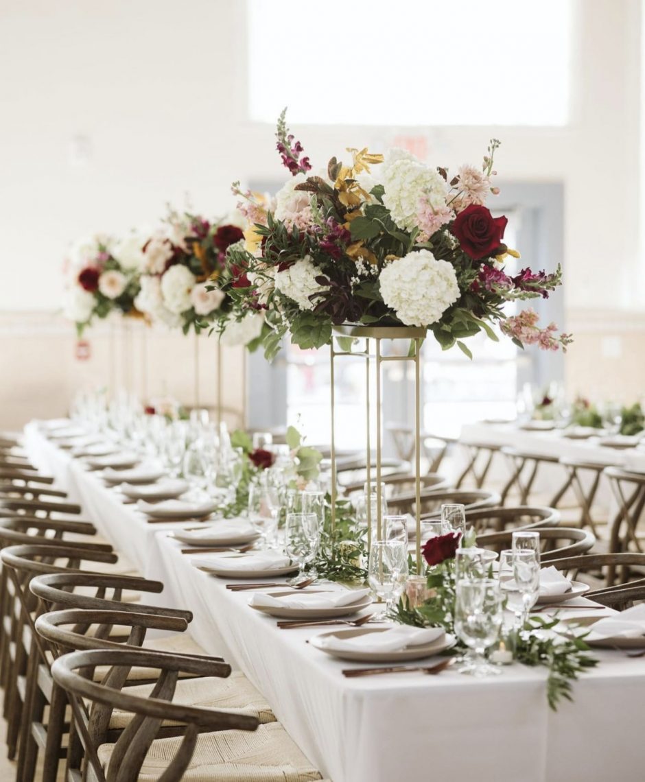 Opulent wedding reception for Nigerian and American fusion.